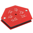 Magnet-Clip-Tool Welder Fixture Multi-Angle 50LBs Hexagon Red