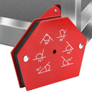 Magnet-Clip-Tool Welder Fixture Multi-Angle 50LBs Hexagon Red