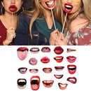 20 x Funny Lips Mouth Wedding Photo Booth Party Reunion Decoration Self Best