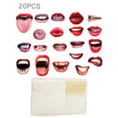 20 x Funny Lips Mouth Wedding Photo Booth Party Reunion Decoration Self Best