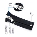 85 pcs Replacement Zipper Repair Kit Easy Pull Metal Zipper Heads Install Pliers