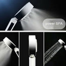 Double sided Shower Head Energy Water Saving Mist Spray Handheld Showerhead Bath