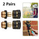 2xTap Adapter Set  Thread Universal Garden Hose Quick Connector Outdoor
