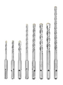8 x SDS PLUS Electric Hammer Drill Bits for Masonry Concrete Rock Stone New