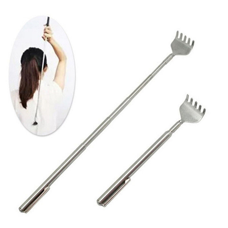 5pcs Extendable Stainless Steel Telescoping Back Scratcher Massager Aid Extender