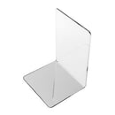 1 Pcs Clear Acrylic Book Shelf Bookend Transparent Desk Tidy Office Study Tool