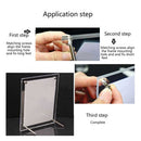 6'' Crystal Photo Frame Desk Set Acrylic Pictures Frame Screws Thick