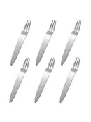6 pcs Fruit Forks Stainless Steel Western Food Flatware Salad Tableware Best
