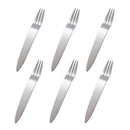 6 pcs Fruit Forks Stainless Steel Western Food Flatware Salad Tableware Best