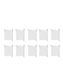 10x DIY White Polyester Blank Garden Flag for Camper Banner Lawn Yard Outdoor
