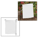 10x DIY White Polyester Blank Garden Flag for Camper Banner Lawn Yard Outdoor