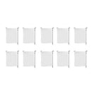 10x DIY White Polyester Blank Garden Flag for Camper Banner Lawn Yard Outdoor