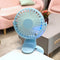 Small Portable Air Conditioner Mini Cool Cooling Fan Personal Travel Blue/White