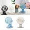 Small Portable Air Conditioner Mini Cool Cooling Fan Personal Travel Blue/White
