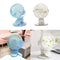 Small Portable Air Conditioner Mini Cool Cooling Fan Personal Travel Blue/White