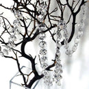 5 Pcs Clear Crystal Acrylic Octagonal Beads Chain Chandelier Parts Home Best