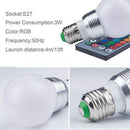 5W RGB Bulb Light Color LED Light Bulb Remote Control Entertainment New 1x