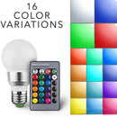 5W RGB Bulb Light Color LED Light Bulb Remote Control Entertainment New 1x