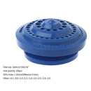 Plastic 100 Holes Drill Bit Storage Case Stand Round Shape Hard Organizer Tools