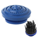 Plastic 100 Holes Drill Bit Storage Case Stand Round Shape Hard Organizer Tools