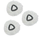 3x Replacement Head Easy Home Cleaning Mopping Wring Mop Refill For O-Cedar