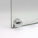 2 x Glass Holder Clamp Handle Cupboard Showcase Cabinet Door Accessories New