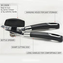 Kitchen Manual Can Tin Opener Stainless Steel Heavy Duty Easy Grip New 1 pc