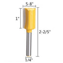 1Set Straight Dado Router Bits Set 1/4 Inch Shank Trimming Cutter For Woo Best