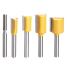 1Set Straight Dado Router Bits Set 1/4 Inch Shank Trimming Cutter For Woo Best