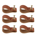 Leather Drawer Pull Leather Cabinet Pull Leather Door Handle Leather Knob NEW 1X