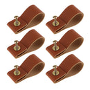 Leather Drawer Pull Leather Cabinet Pull Leather Door Handle Leather Knob NEW 1X