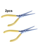 2 pcs Mini Long Needle Nose Precision Pliers Modeling Jewellery Wire Work  Best