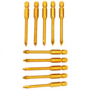 10 x 5mm Cross-shaped Ceramic Drill Bit Set for Drilling Tile Glass Rotar New