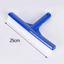 Pool Central 10 inch Standard Curved Swimming Pool Bristle Wall Brush Plastic