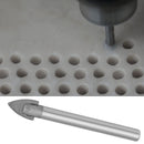 10PCS 6mm 1/4" Carbide Spear Head Tip Drill Bit For Glass Plastic Ceramic Newest