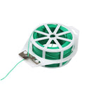 2 x Garden Wire Green Twist Tie Reel Coated Plant Support Flexible 50m Hot