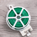 2 x Garden Wire Green Twist Tie Reel Coated Plant Support Flexible 50m Hot