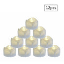 12xLED Candles Battery-Operated Gifts Paraffin Birthday Wedding Home-Decor Party