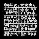 Creative Christmas message board Sign with Plastic Letters for decoration