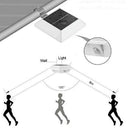 Solar Lights for Patio Deck Yard Garden with Motion Activated Auto On/Off