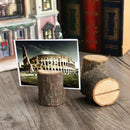 20 Pack Place Card Holders Wood Display Stands for Table Number Sign Photo