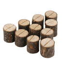 20 Pack Place Card Holders Wood Display Stands for Table Number Sign Photo