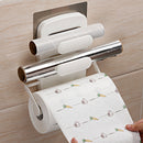 Plastic Kitchen Cling Film Storage Rack Paper Towel Roll Holder for bathroom