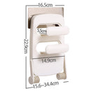 Plastic Kitchen Cling Film Storage Rack Paper Towel Roll Holder for bathroom