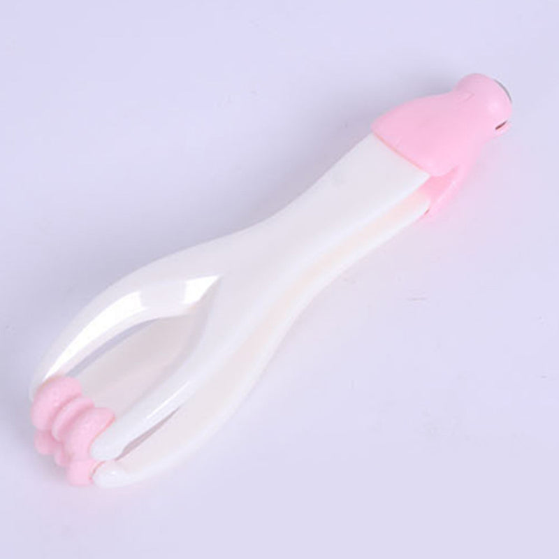 2 PCS Hand Handheld Steel Ball Run Blood Circulation Easy Massager Tool Pink New