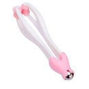 2PCS Hand Handheld Steel Ball Run Blood Circulation Easy Massager Tool Pink