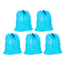 5PCS Zack Pack Drawstring Bag Washable Backpack Bundle Pocket Cloth Pouch