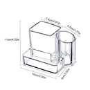 Cosmetic Storage Box Clear Lipstick Makeup Box Makeup Brushes Organizer Holder