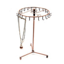 Jewelry Holder Metal Display Show Rack Vanity Room Accessories Hanger Rotate New