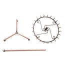 Jewelry Holder Metal Display Show Rack Vanity Room Accessories Hanger Rotate New